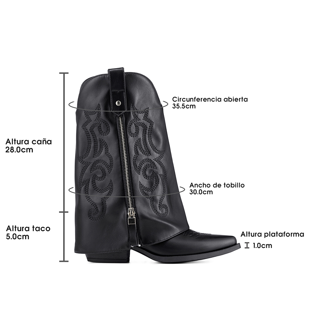 BOTA TACO MUJER URBANA PU WEIDE QBM27 - 7