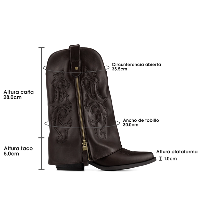 BOTA TACO MUJER URBANA PU WEIDE QBM27 - 7
