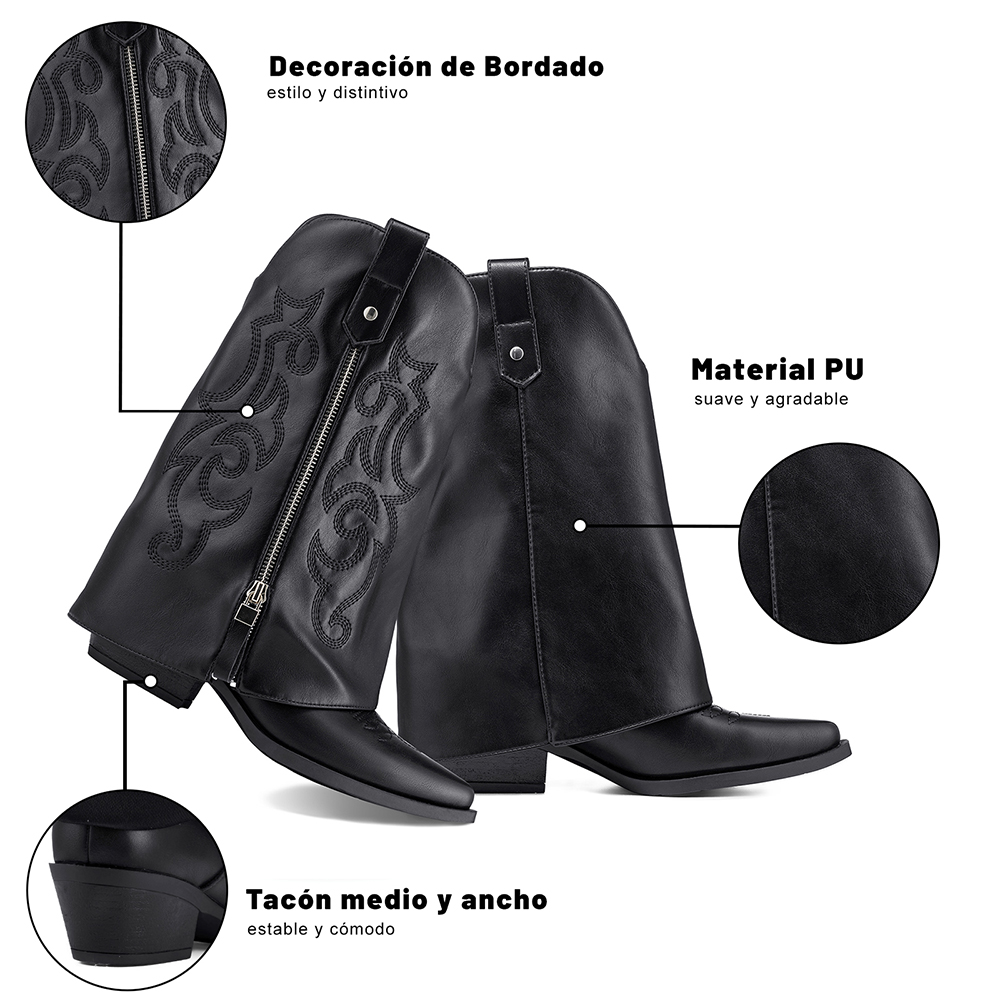 BOTA TACO MUJER URBANA PU WEIDE QBM27 - 8