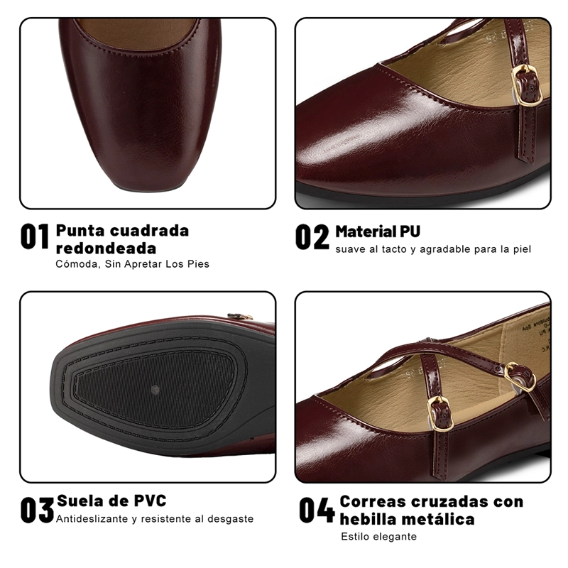 BALLERINA MUJER CASUAL PU WEIDE YOU578 - 8