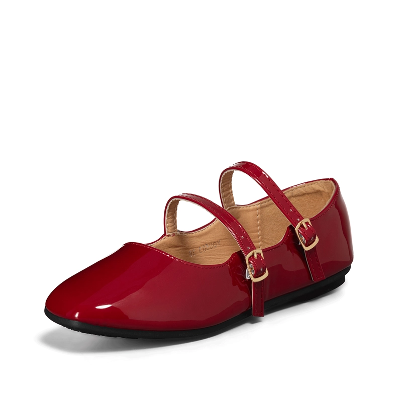 BALLERINA CASUAL MUJER MODA CHAROL PLANO WEIDE YOU503 - 1