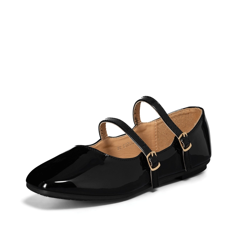 BALLERINA CASUAL MUJER MODA CHAROL PLANO WEIDE YOU503 - 2