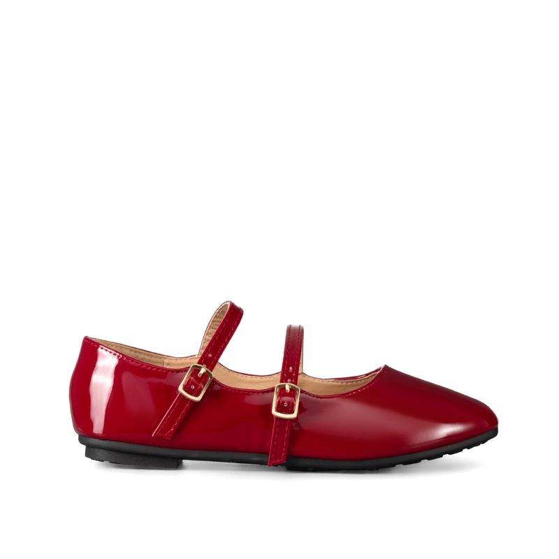 BALLERINA CASUAL MUJER MODA CHAROL PLANO WEIDE YOU503 - 5