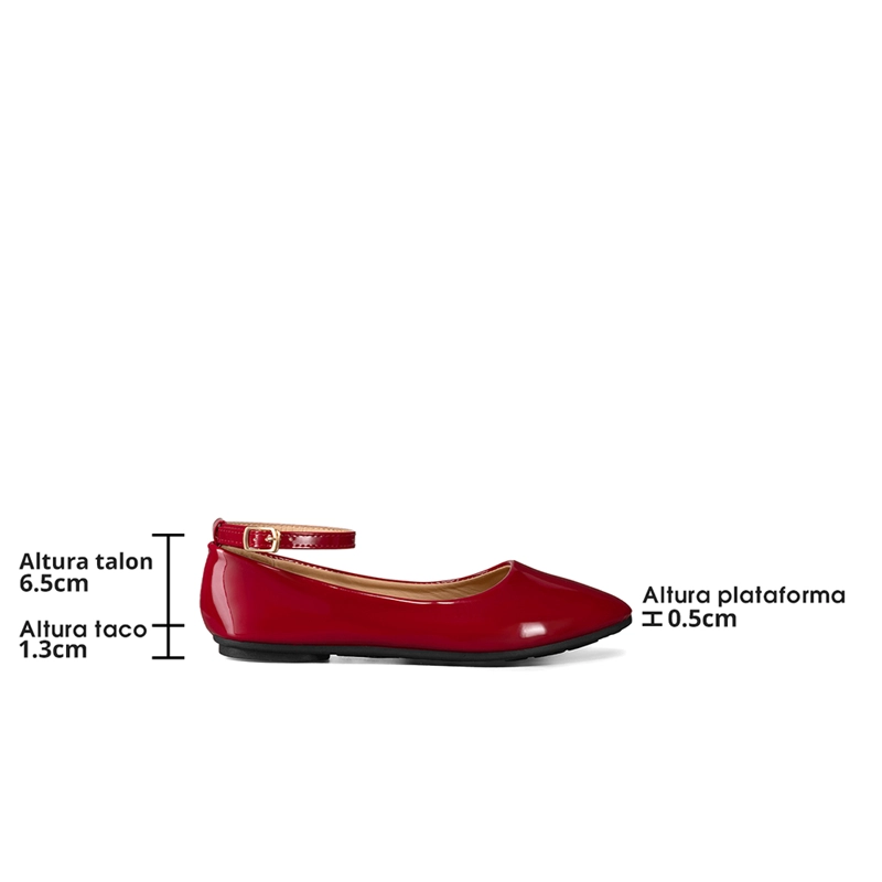 BALLERINA MUJER CASUAL CHAROL MODA PLANO WEIDE YOU505 - 4