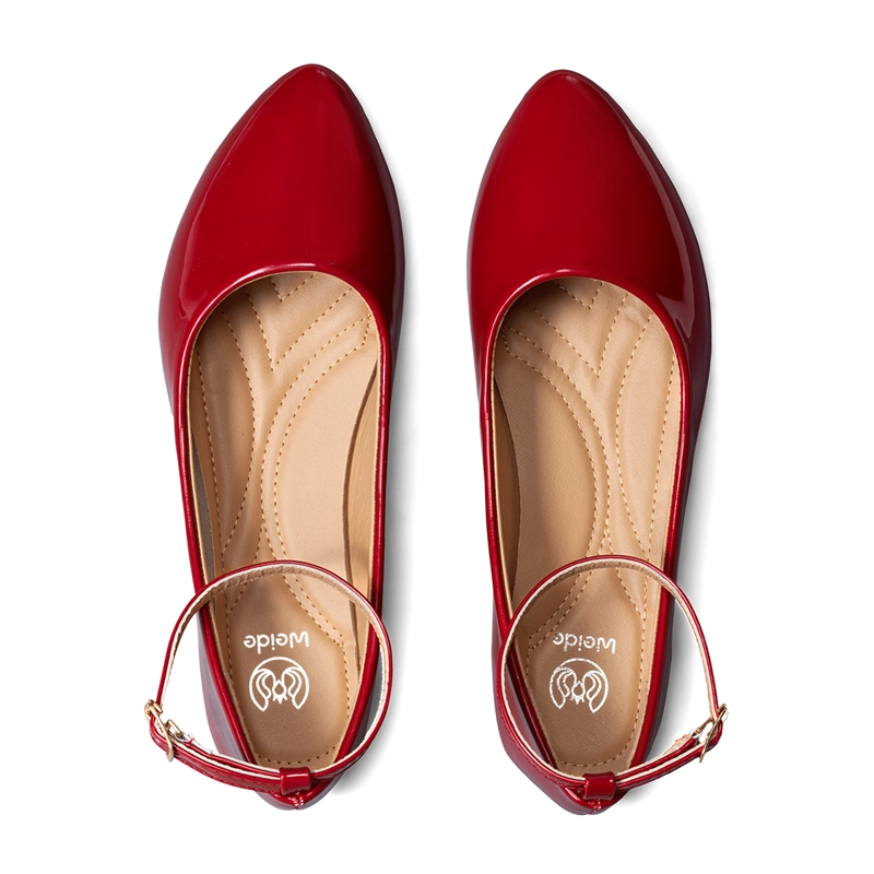 BALLERINA MUJER CASUAL CHAROL MODA PLANO WEIDE YOU505 - 6