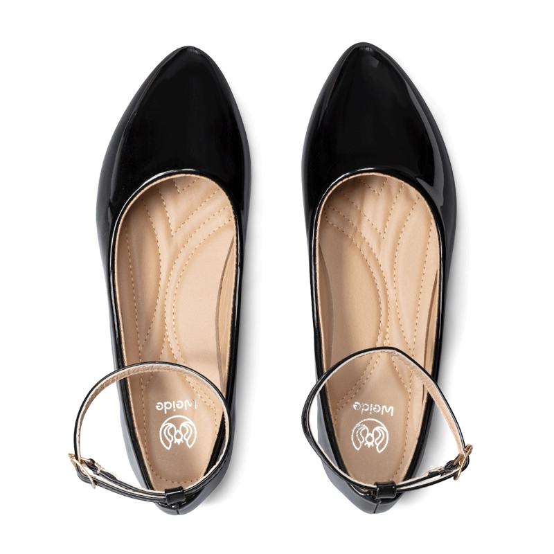 BALLERINA MUJER CASUAL CHAROL MODA PLANO WEIDE YOU505 - 6