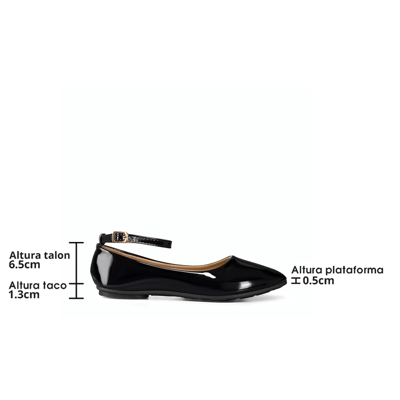 BALLERINA MUJER CASUAL CHAROL MODA PLANO WEIDE YOU505 - 7