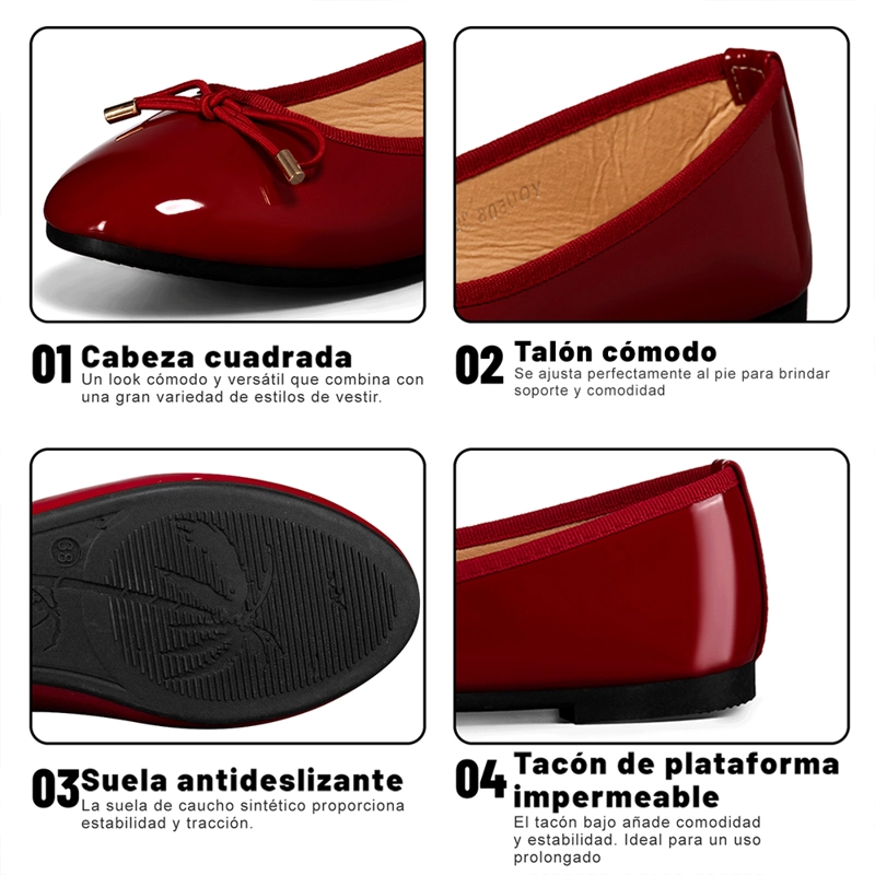 BALLERINA CASUAL CHAROL MUJER ELEGANTE WEIDE YOU506 - 9
