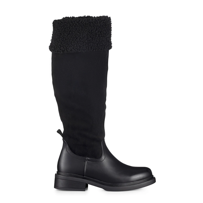 BOTA LARGA MUJER MODA GAMUZA CON FELPA VINTAGE WEIDE CZY601 - 5