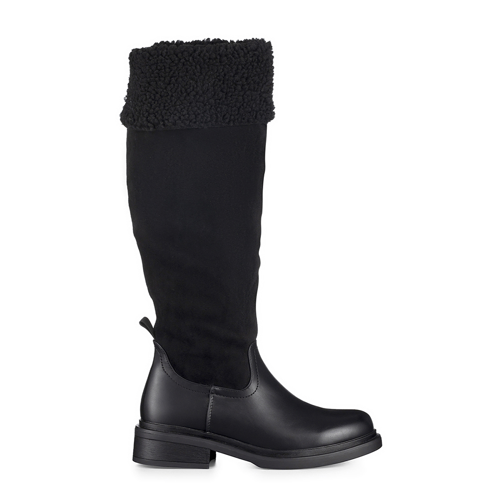 BOTA LARGA MUJER MODA GAMUZA CON FELPA VINTAGE WEIDE CZY601 - 5