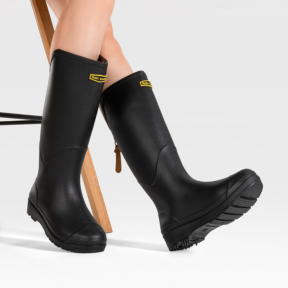 BOTA DE AGUA MUJER PVC IMPERMEABLE CASUAL COMODO WEIDE GH160 - 3