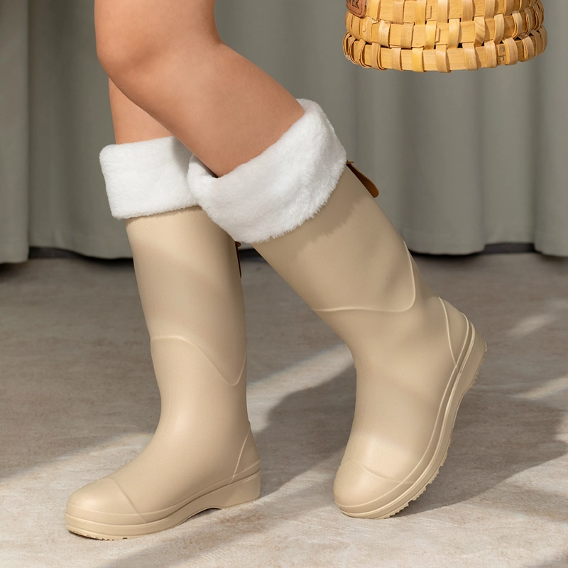 BOTA DE AGUA MUJER PVC IMPERMEABLE CASUAL COMODO WEIDE GH160 - 3