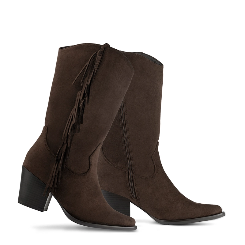 BOTA TACO MUJER OUTDOOR PU TEXTIL WEIDE HX535 - 4