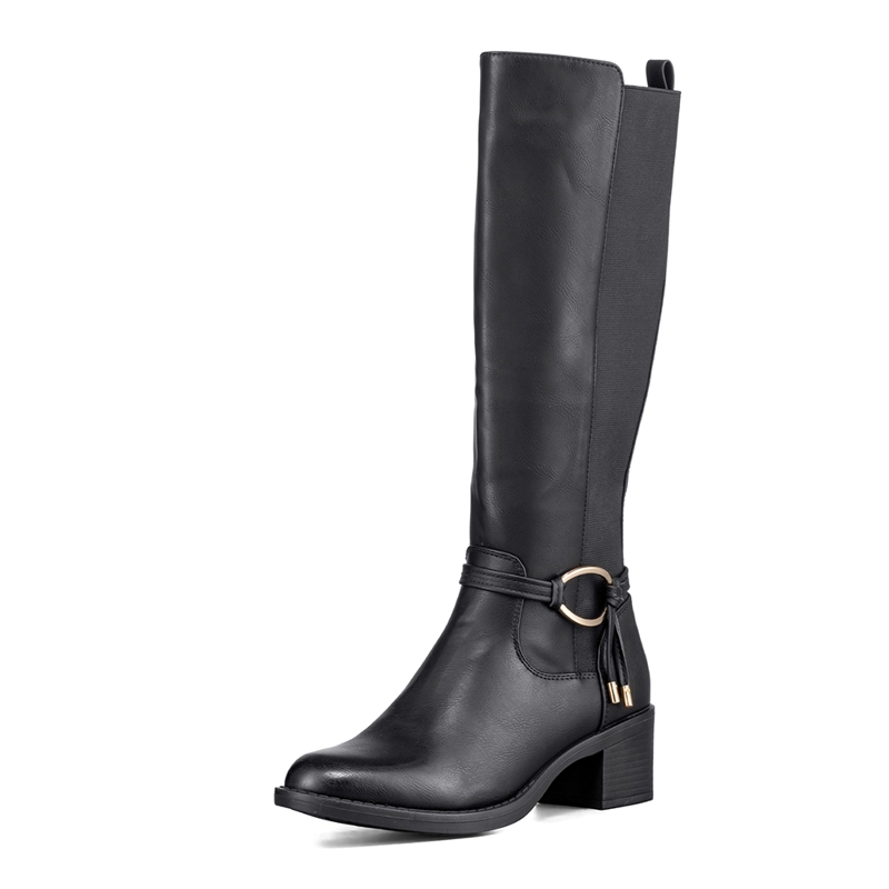 BOTA LARGA MUJER CASUAL PUTACON GRUESO WEIDE ZS71 - 1