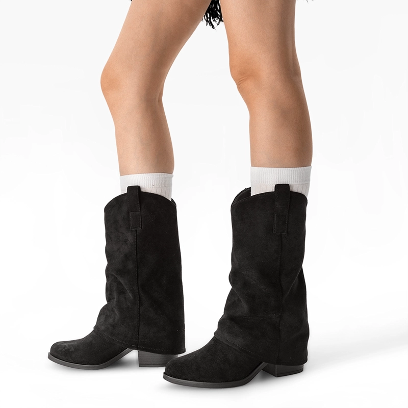 BOTA TACO MUJER CASUAL PU WEIDE HX536 - 2