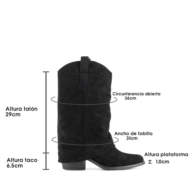 BOTA TACO MUJER CASUAL PU WEIDE HX536 - 6