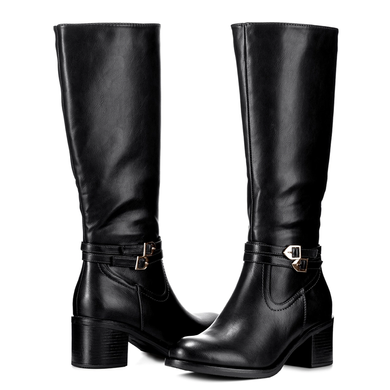 BOTA NEGRO CASUAL MUJER WEIDE CZY582 - 6