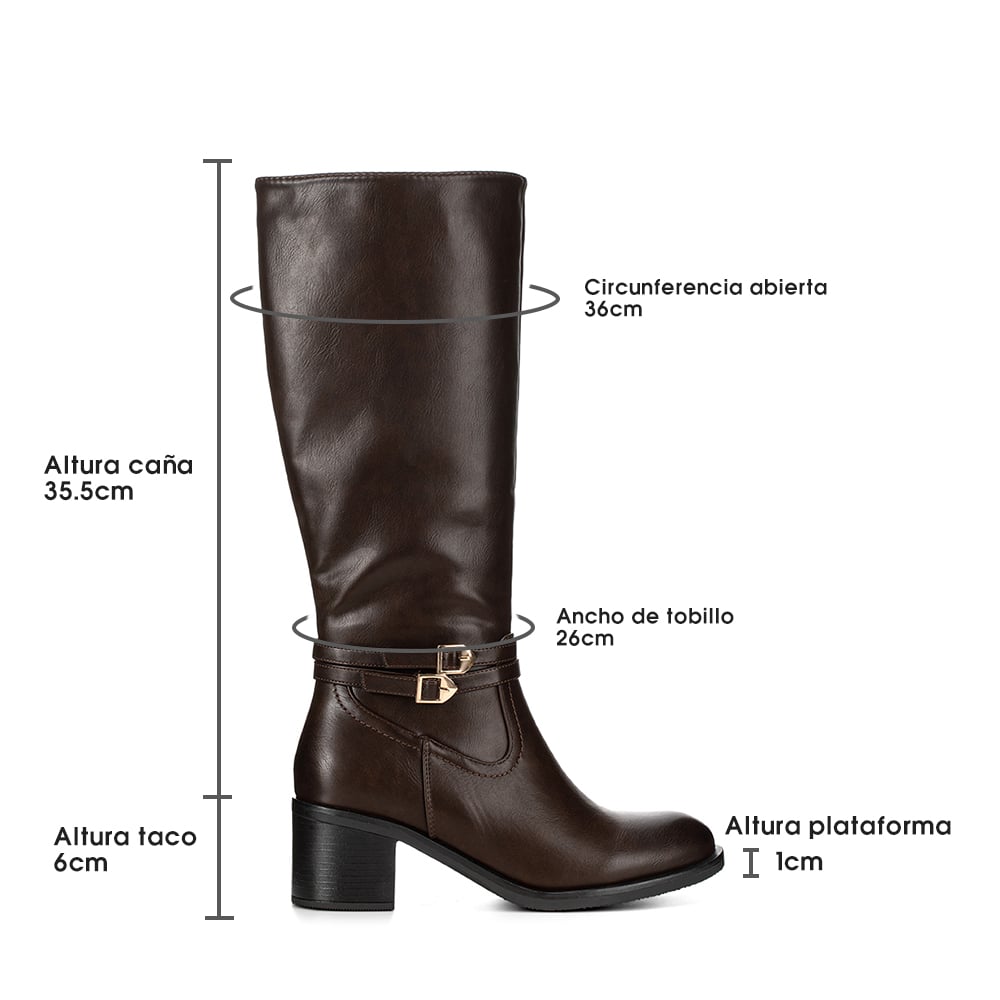 BOTA MARRON CASUAL MUJER WEIDE CZY582 - 7