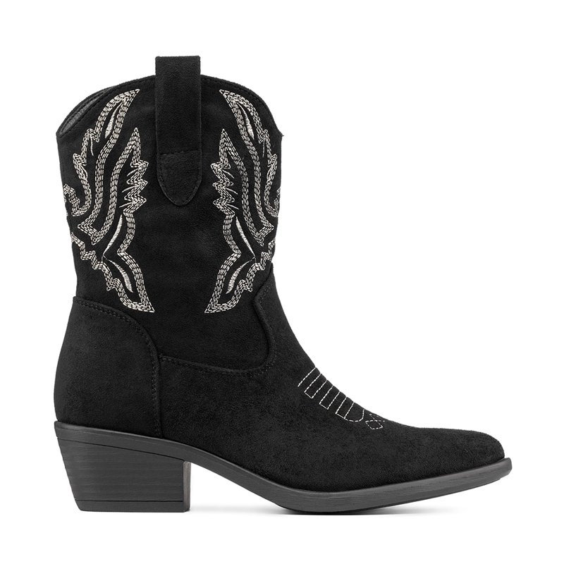 BOTA TACO MUJER ESTILO VAQUERO WEIDE CZY650 - 1