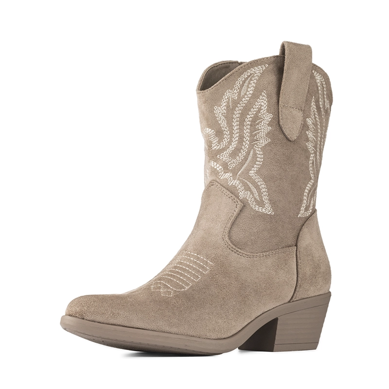 BOTA TACO MUJER ESTILO VAQUERO WEIDE CZY650 - 5