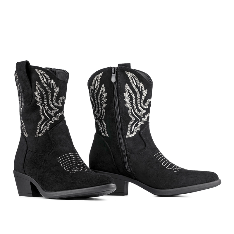 BOTA TACO MUJER ESTILO VAQUERO WEIDE CZY650 - 6