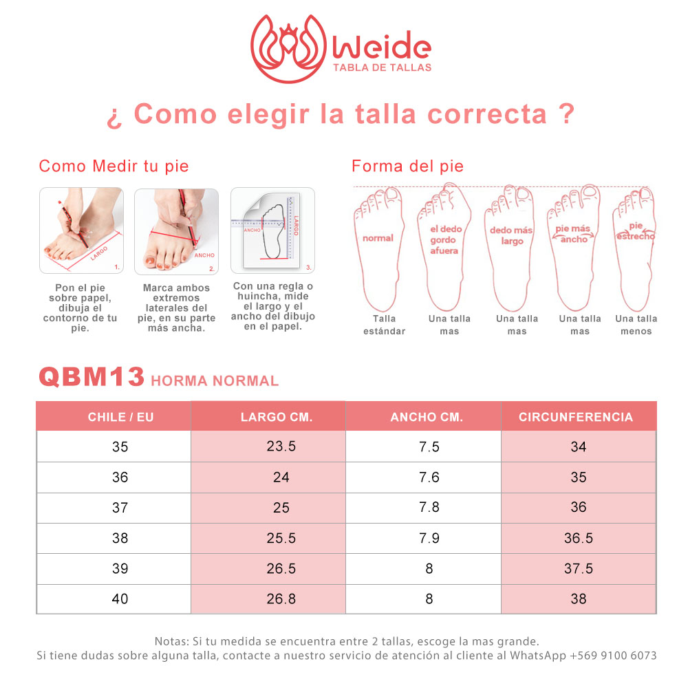 BOTA CASUAL MUJER VINTAGE MODA COMODO WEIDE QBM13 - 4