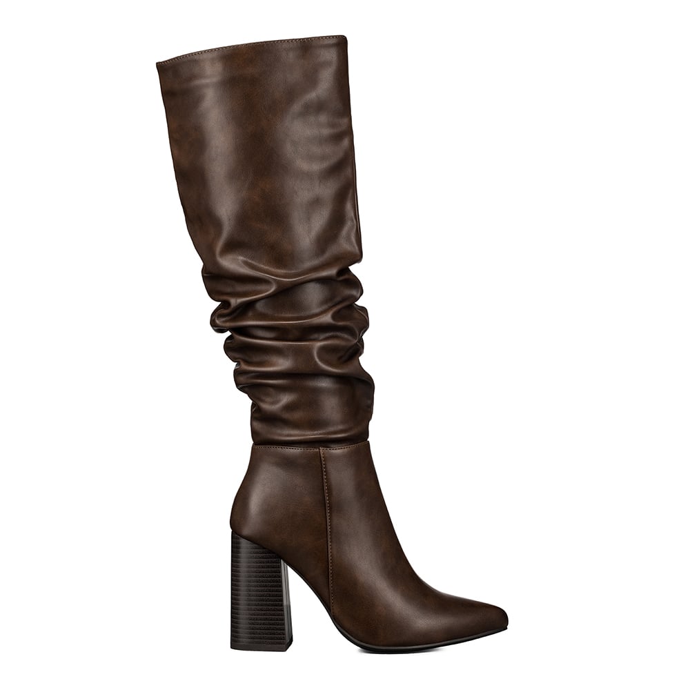 BOTA TACO MUJER CASUAL PU WEIDE CZY633 - 1
