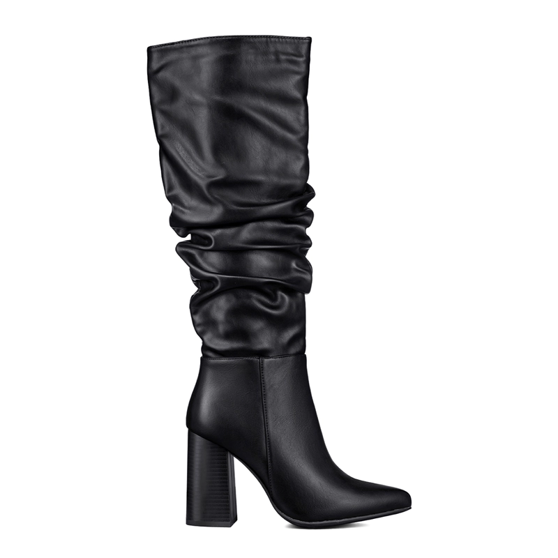 BOTA TACO MUJER CASUAL PU WEIDE CZY633 - 1