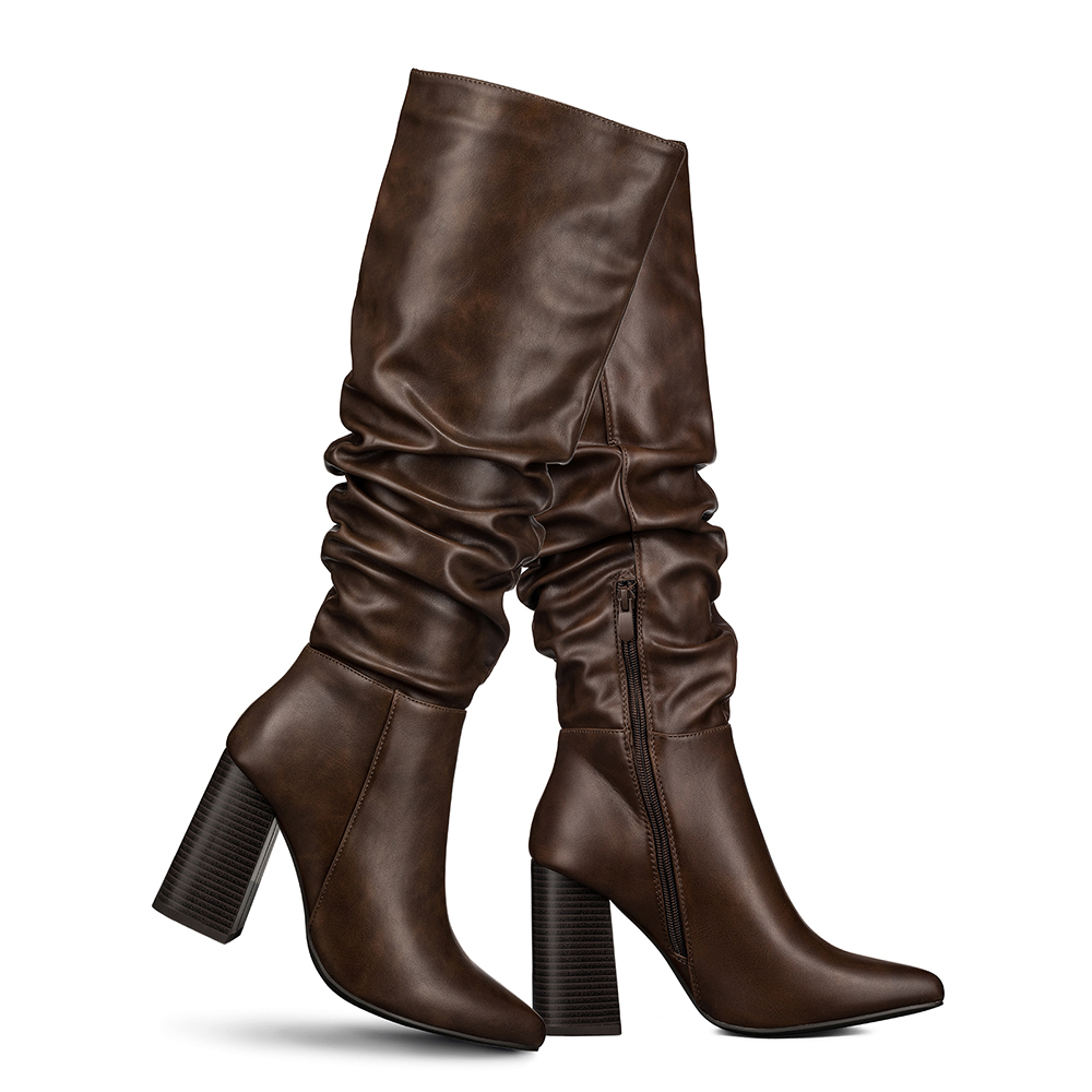 BOTA TACO MUJER CASUAL PU WEIDE CZY633 - 3