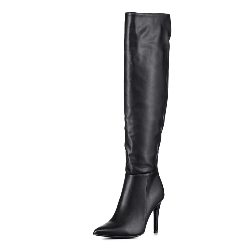 BOTAS LARGAS MUJER ECO CUERO DE MODA CLASICO WEIDE CZY600 - 3