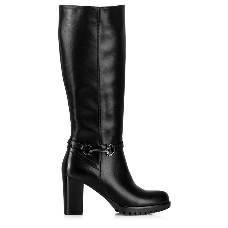 BOTA NEGRO CASUAL MUJER WEIDE QBM01 - 1