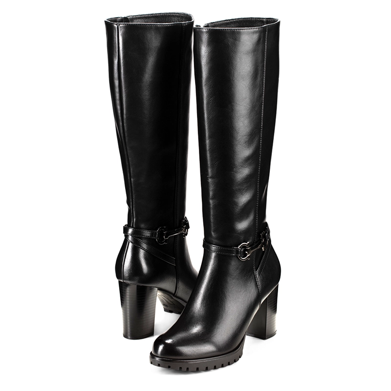 BOTA NEGRO CASUAL MUJER WEIDE QBM01 - 5