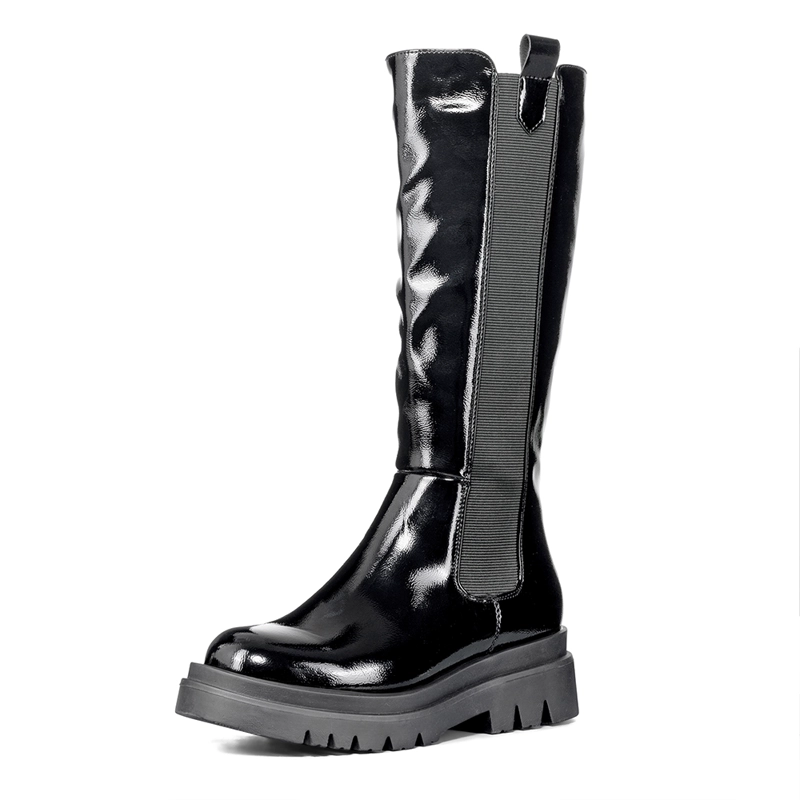 BOTAS LARGAS MUJER ECO CUERO PLATAFORMA DE MODA WEIDE DH88 - 3
