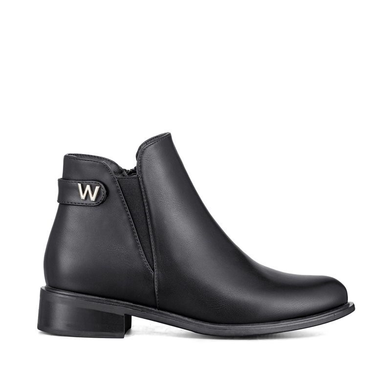 BOTIN CASUAL MUJER ECO CUERO MODA VINTAGE FORMAL WEIDE ZS63 - 5