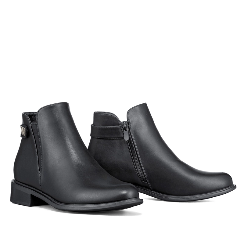 BOTIN CASUAL MUJER ECO CUERO MODA VINTAGE FORMAL WEIDE ZS63 - 6