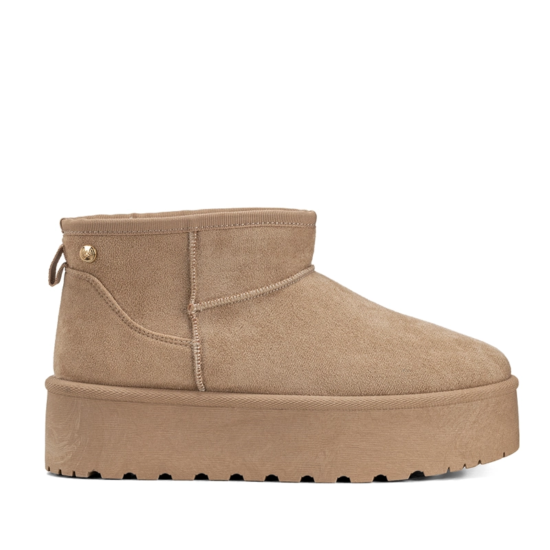 BOTIN CAQUI CASUAL MUJER WEIDE LT123 - 1