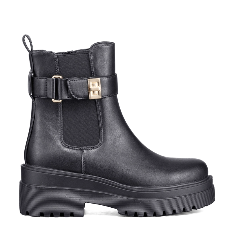 BOTIN CASUAL MUJER ECO CUERO VINTAGE PLATAFORMA WEIDE RQ81 - 1