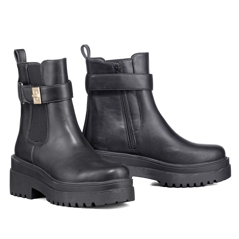 BOTIN CASUAL MUJER ECO CUERO VINTAGE PLATAFORMA WEIDE RQ81 - 6