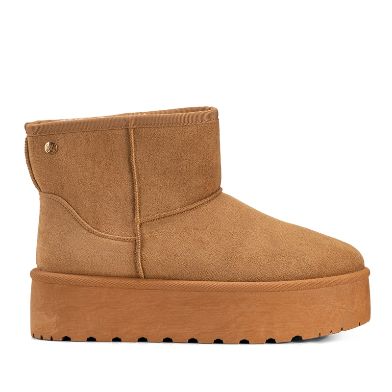 BOTIN CAMEL CASUAL MUJER WEIDE LT122 - 1