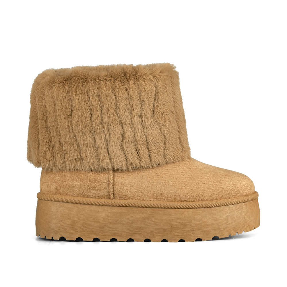 BOTIN CASUAL MUJER VINTAGE MODA TEXTIL CON FELPA WEIDE SL23 - 1