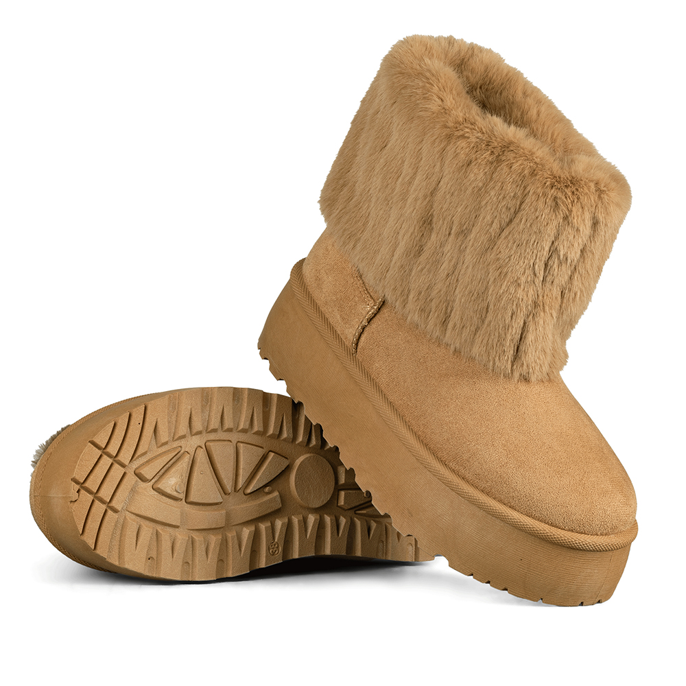 BOTIN CASUAL MUJER VINTAGE MODA TEXTIL CON FELPA WEIDE SL23 - 6