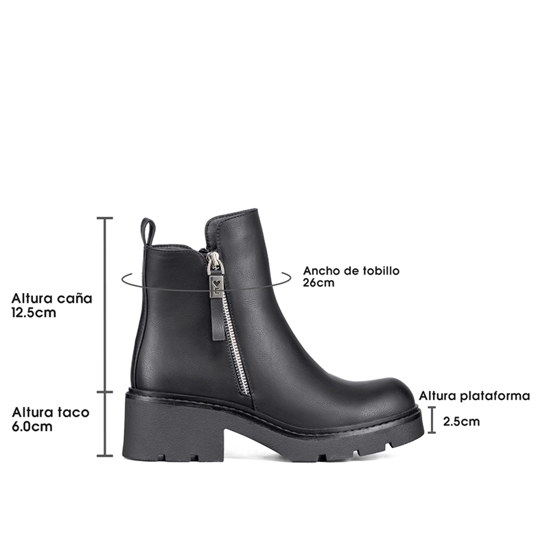 BOTIN CASUAL MUJER PU VINTAGE COMODO WEIDE ZS65 - 7