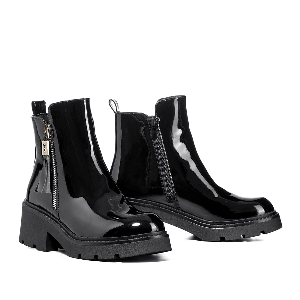 BOTIN CASUAL MUJER PU COMODO VINTAGE WEIDE ZS65B - 6