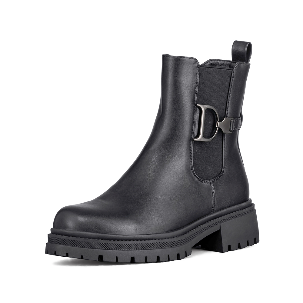 BOTIN CASUAL MUJER ECO CUERO CON FELPA COMODO WEIDE ZS60 - 1
