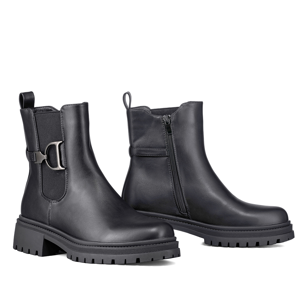 BOTIN CASUAL MUJER ECO CUERO CON FELPA COMODO WEIDE ZS60 - 6
