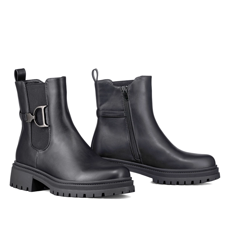 BOTIN CASUAL MUJER ECO CUERO CON FELPA COMODO WEIDE ZS60 - 6