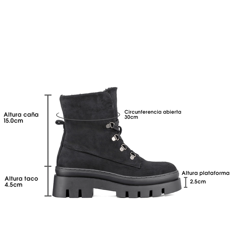 BOTIN CASUAL MUJER PLATAFORMA VINTAGE WEIDE HX503 - 7