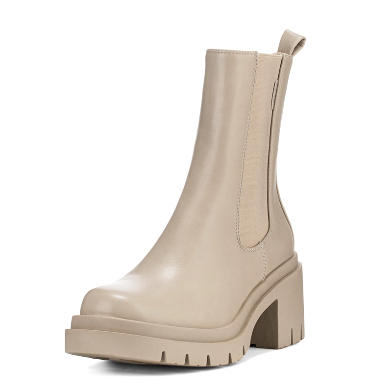BOTIN BEIGE CASUAL MUJER WEIDE ZS22 - 1
