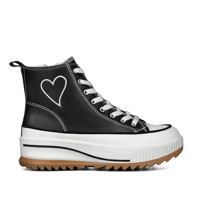 ZAPATILLA CASUAL URBANA MUJER PLATAFORMA CLASICO WEIDE HX502 - 1