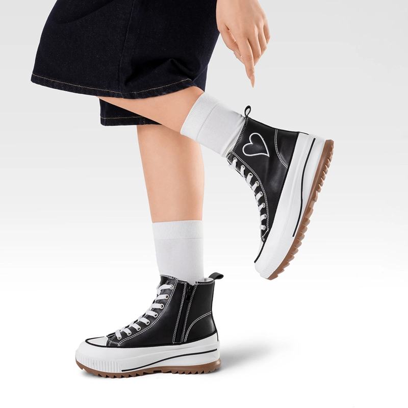 ZAPATILLA CASUAL URBANA MUJER PLATAFORMA CLASICO WEIDE HX502 - 3